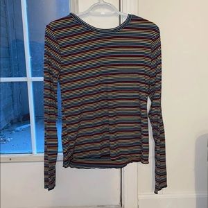 Rainbow long sleeve top